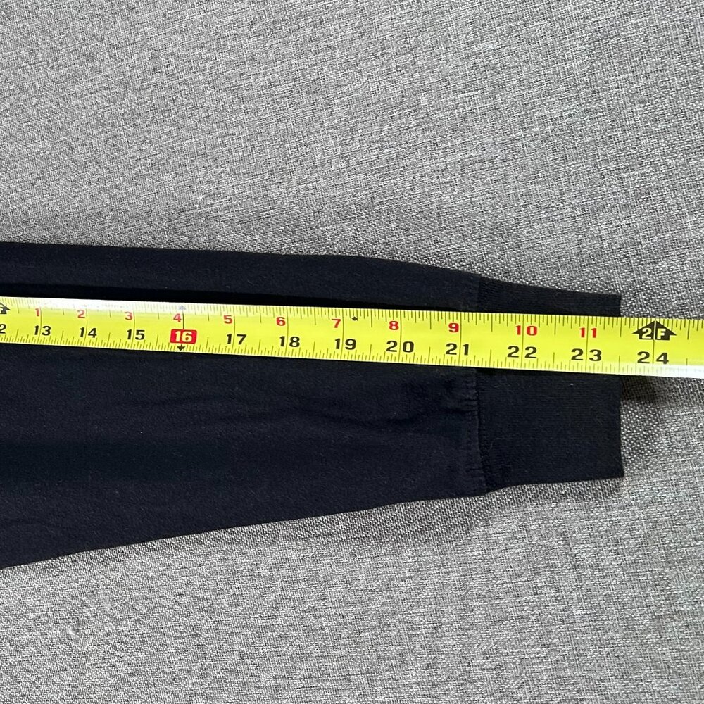 Sada Long Sleeve Shirt Top Men's 2X Crew Neck Black Casual 100% Cotton - Picture 11 of 12